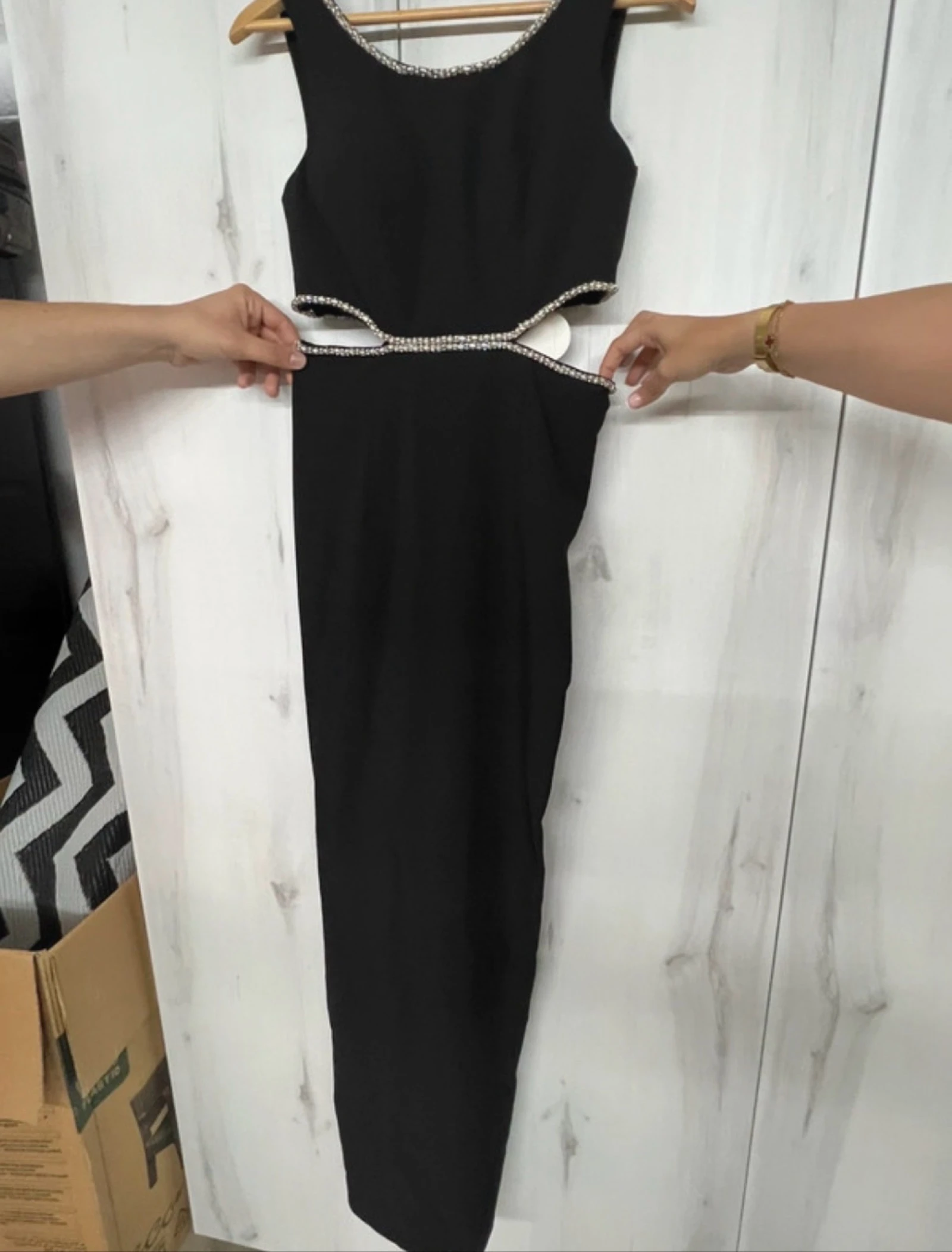 Robe noire à paillettes – photo 2